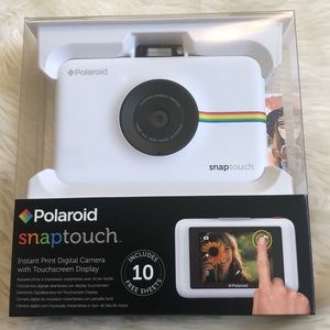 NEW White Polaroid-Snap Touch 13-MP Digital Camera